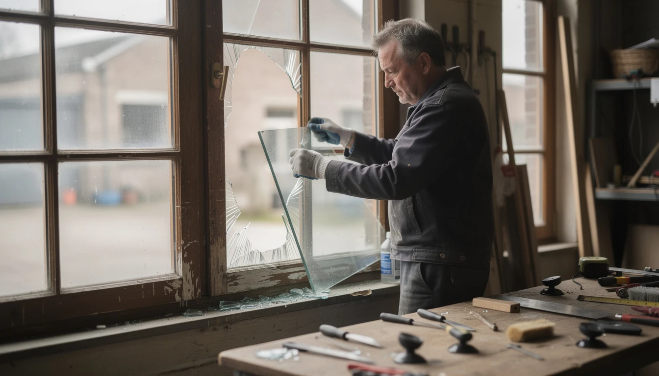Dépannage vitrier à Balen : trouver des solutions efficaces pour vos vitres cassées