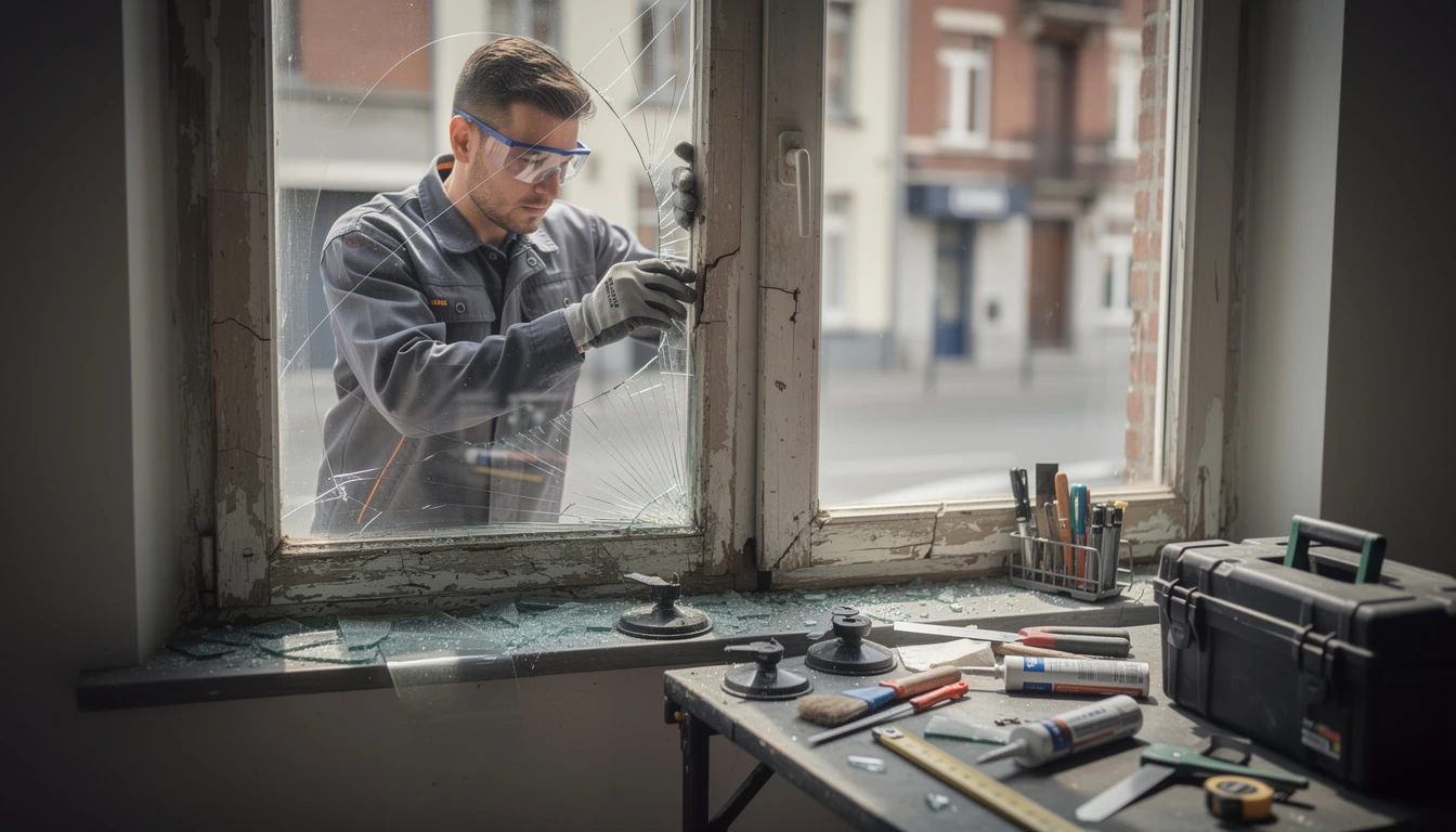 Dépannage vitrier à Borgerhout : solutions efficaces pour toutes les urgences