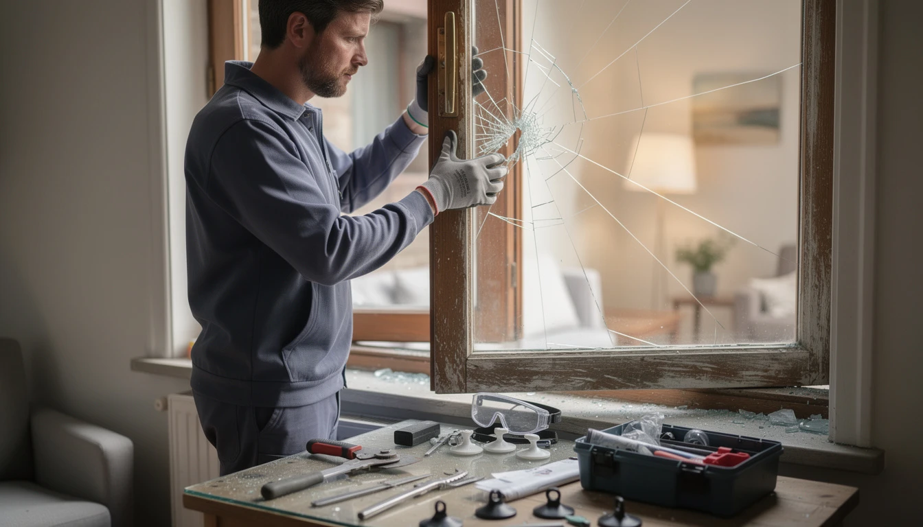 Dépannage vitrier à Couillet : solutions et conseils pour faire face à une urgence