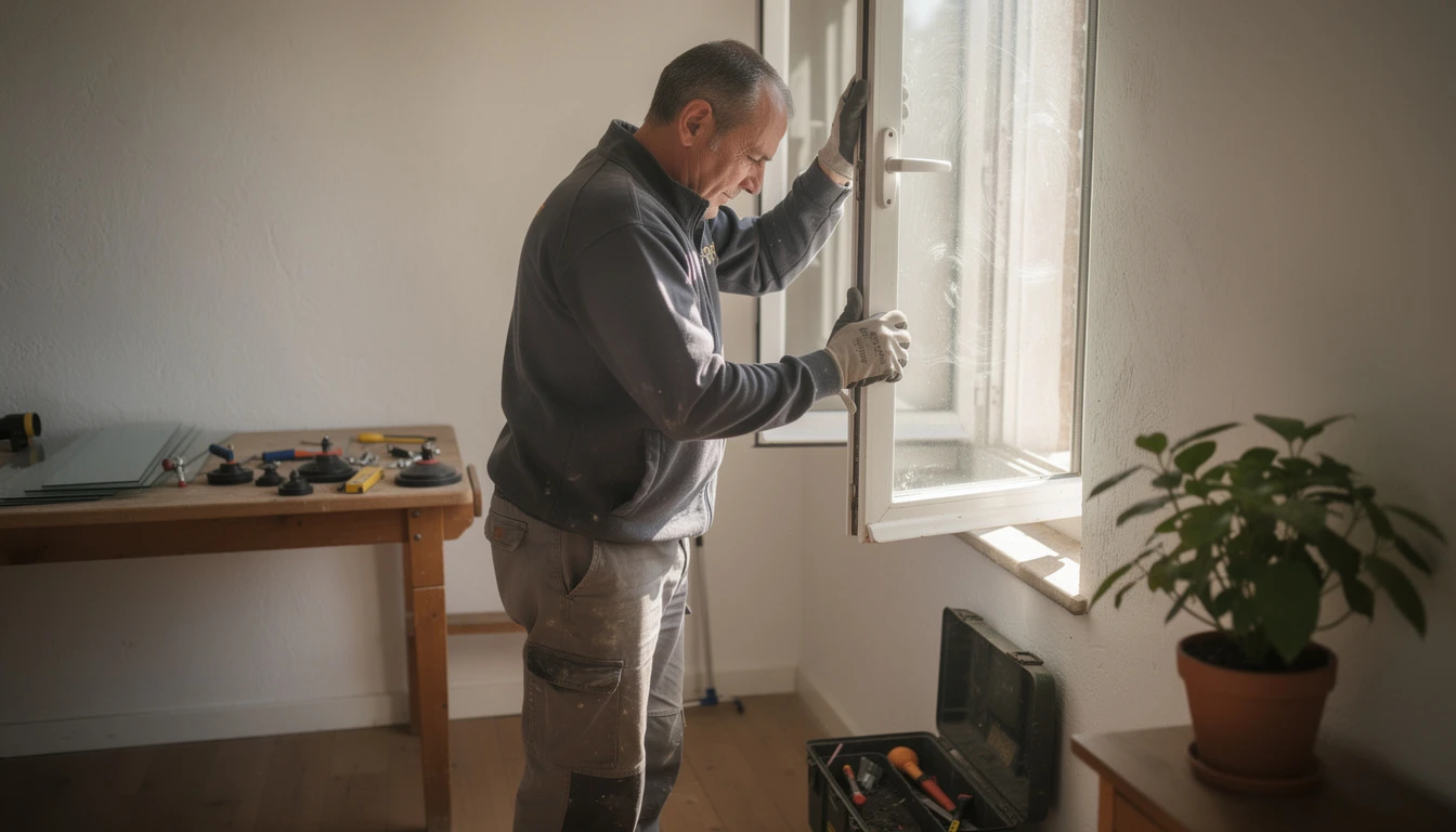 Dépannage vitrier à Couvin : rapidité, expertise et tranquillité d’esprit