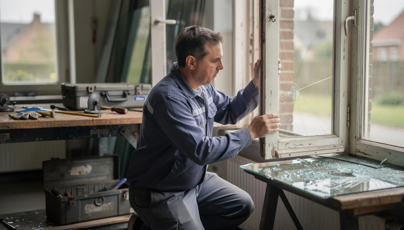 Dépannage vitrier à Diksmuide : solutions rapides pour vos urgences de vitrage