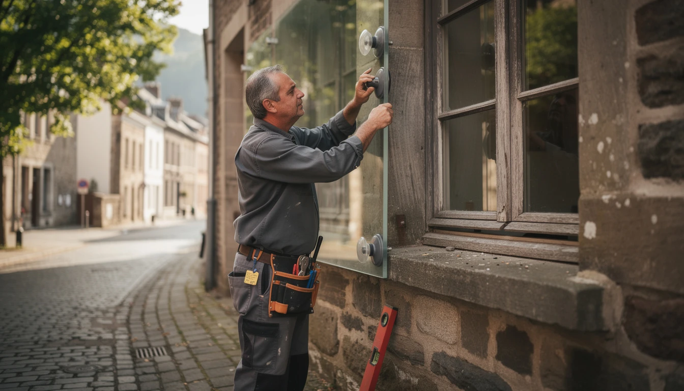 Dépannage vitrier à Dinant : trouver un professionnel pour tous vos besoins en vitrerie