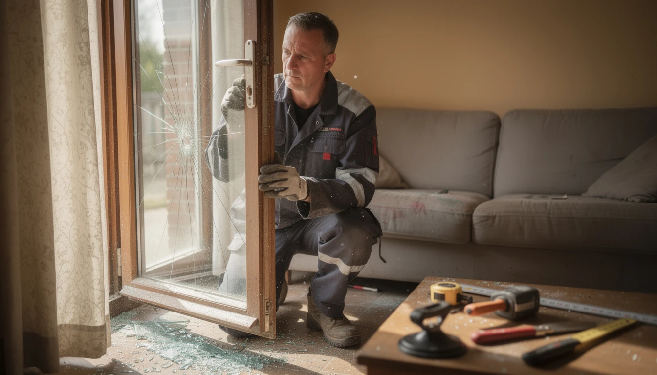 Dépannage vitrier à Frameries : comment trouver un spécialiste en cas d’urgence