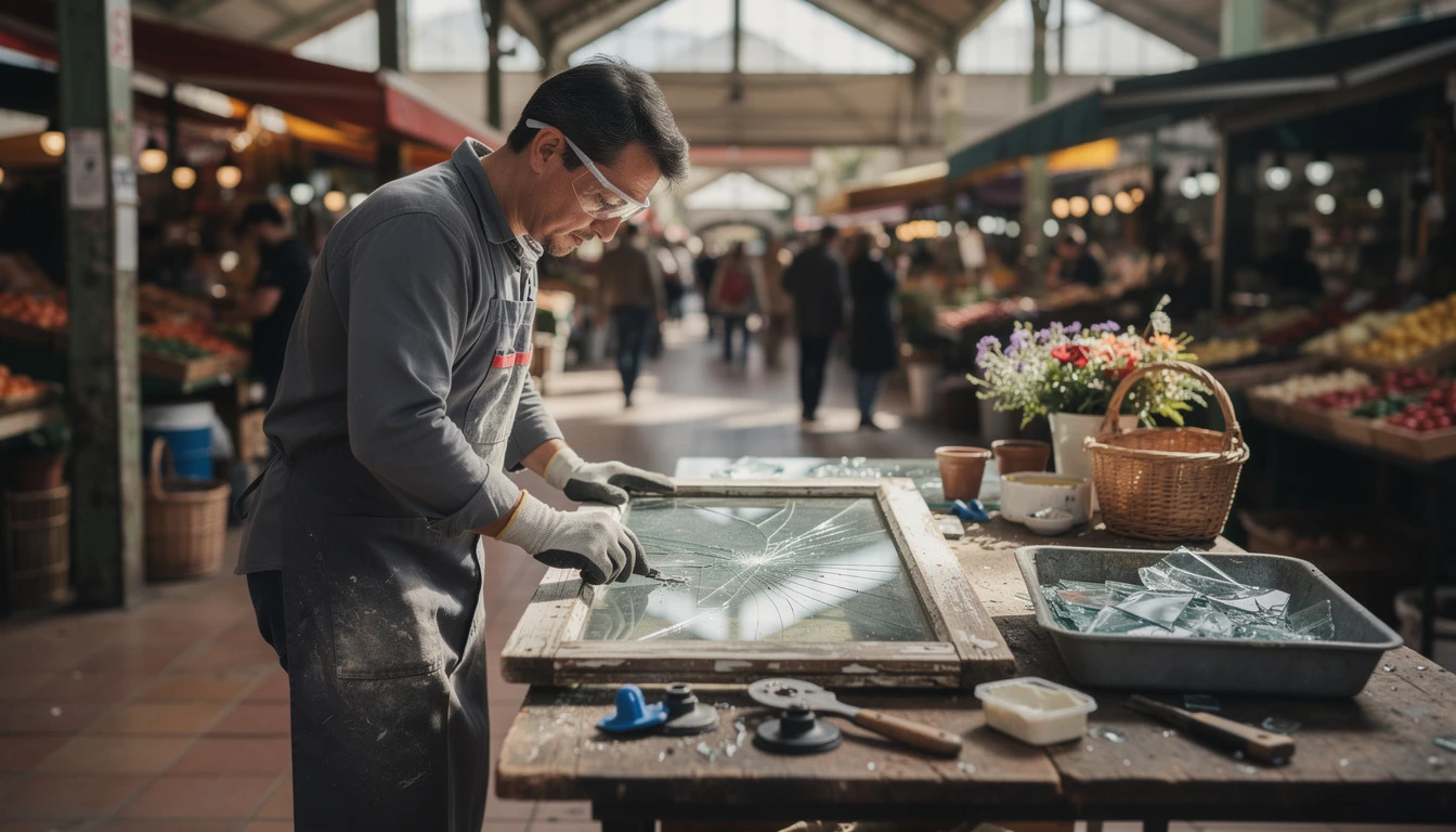 Dépannage vitrier halle : conseils pratiques pour une intervention rapide et efficace