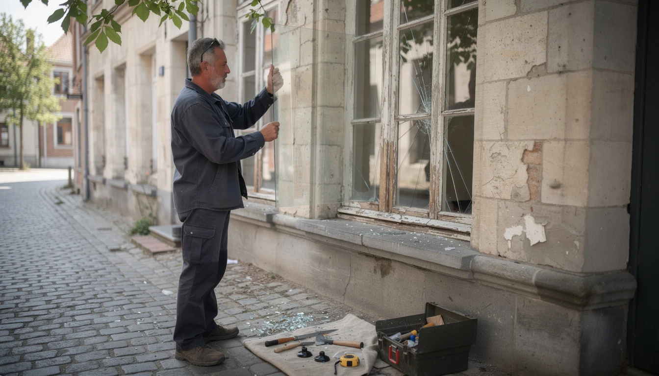 Dépannage vitrier à Huy : tout savoir sur la vitrerie d’urgence
