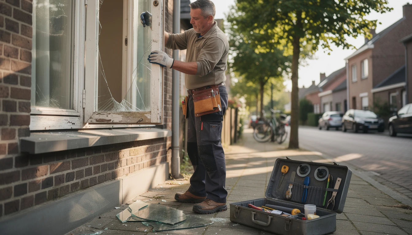 Dépannage vitrier à Lichtervelde : solutions rapides pour vos vitres cassées