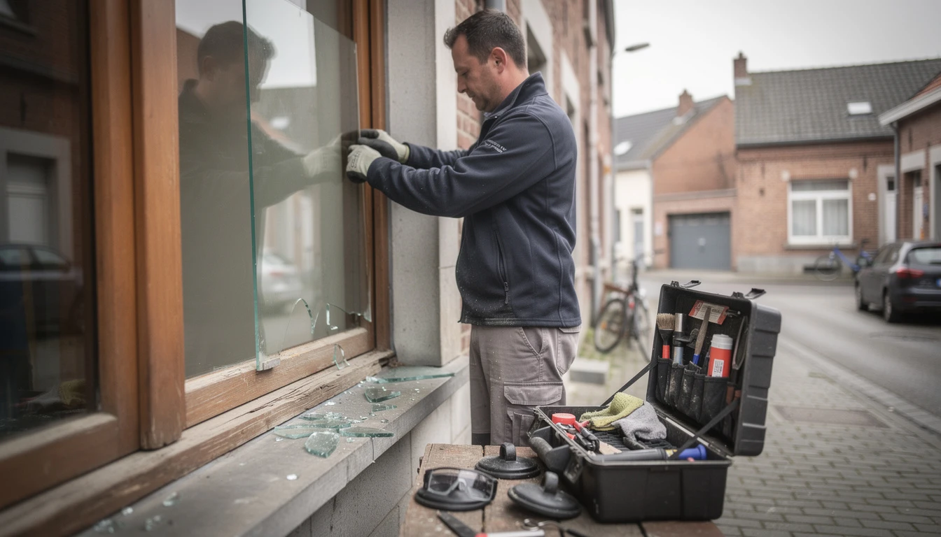 Dépannage vitrier à Lint : solutions rapides pour tous vos besoins en vitrerie