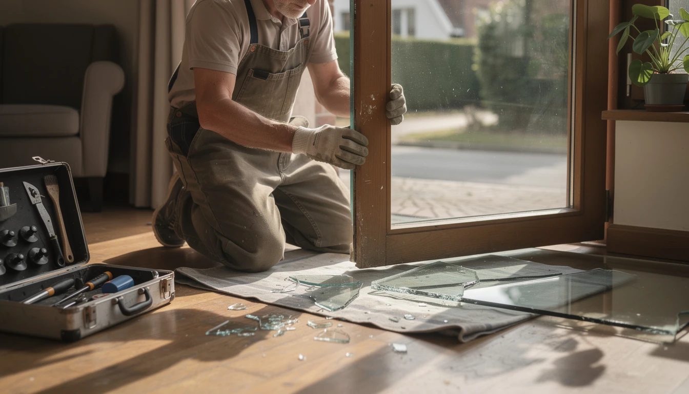 Dépannage vitrier à Merelbeke : solutions rapides et prestations sur mesure
