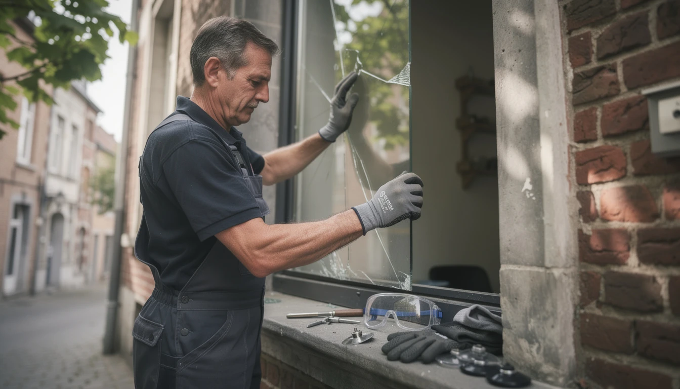 Dépannage vitrier à Mons : un service rapide et fiable pour tous les besoins en vitrerie