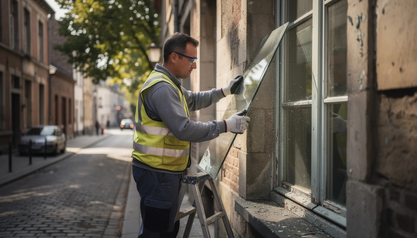 Dépannage vitrier à Namur : solutions rapides pour tous vos soucis de vitrerie