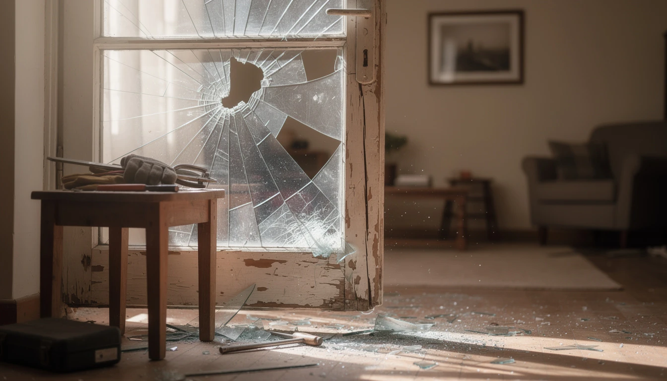 Dépannage vitrier à Olen : comment réagir face à une vitre cassée