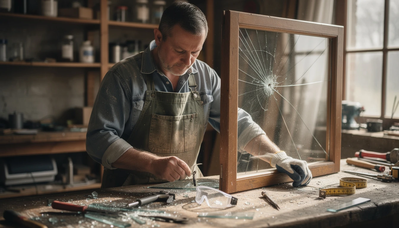 Dépannage vitrier à Sambreville : trouver un artisan pour chaque urgence