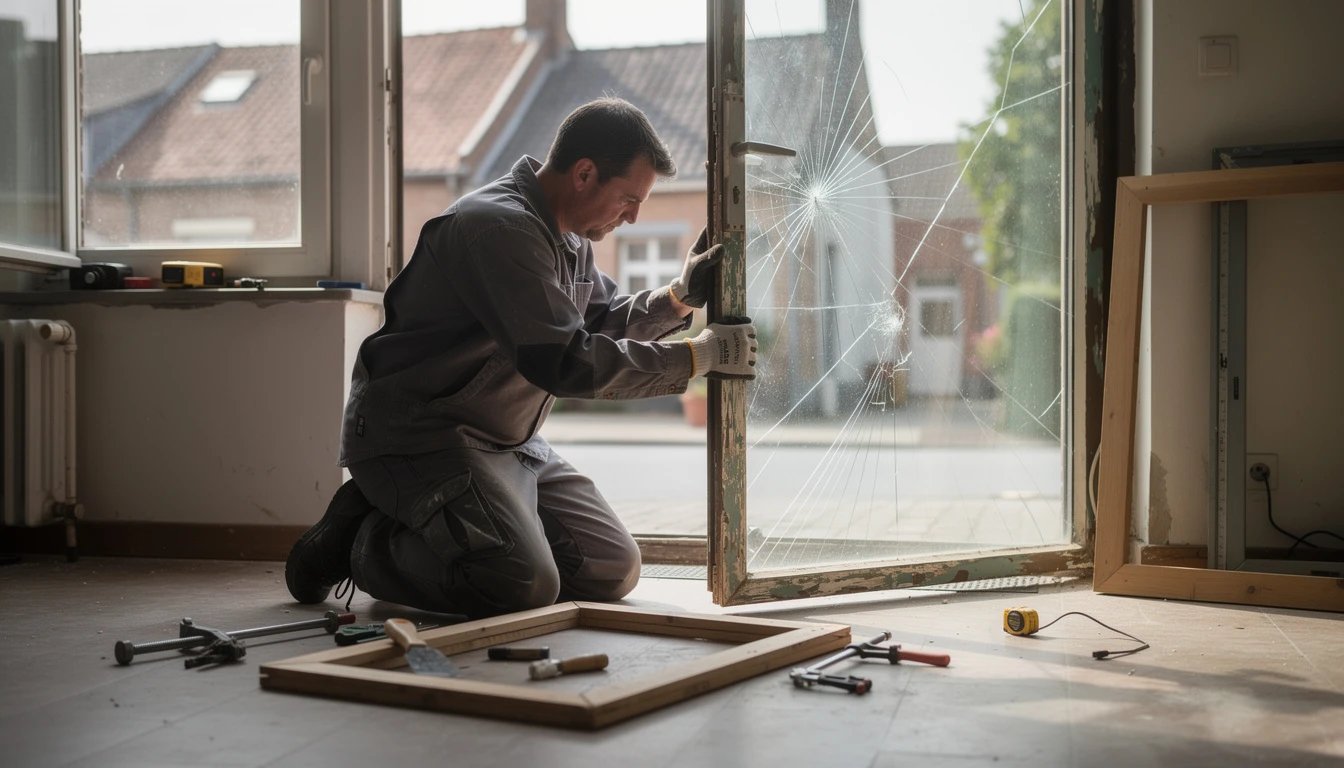 Dépannage vitrier à Sint-Truiden : solutions rapides et fiables en cas d’urgence