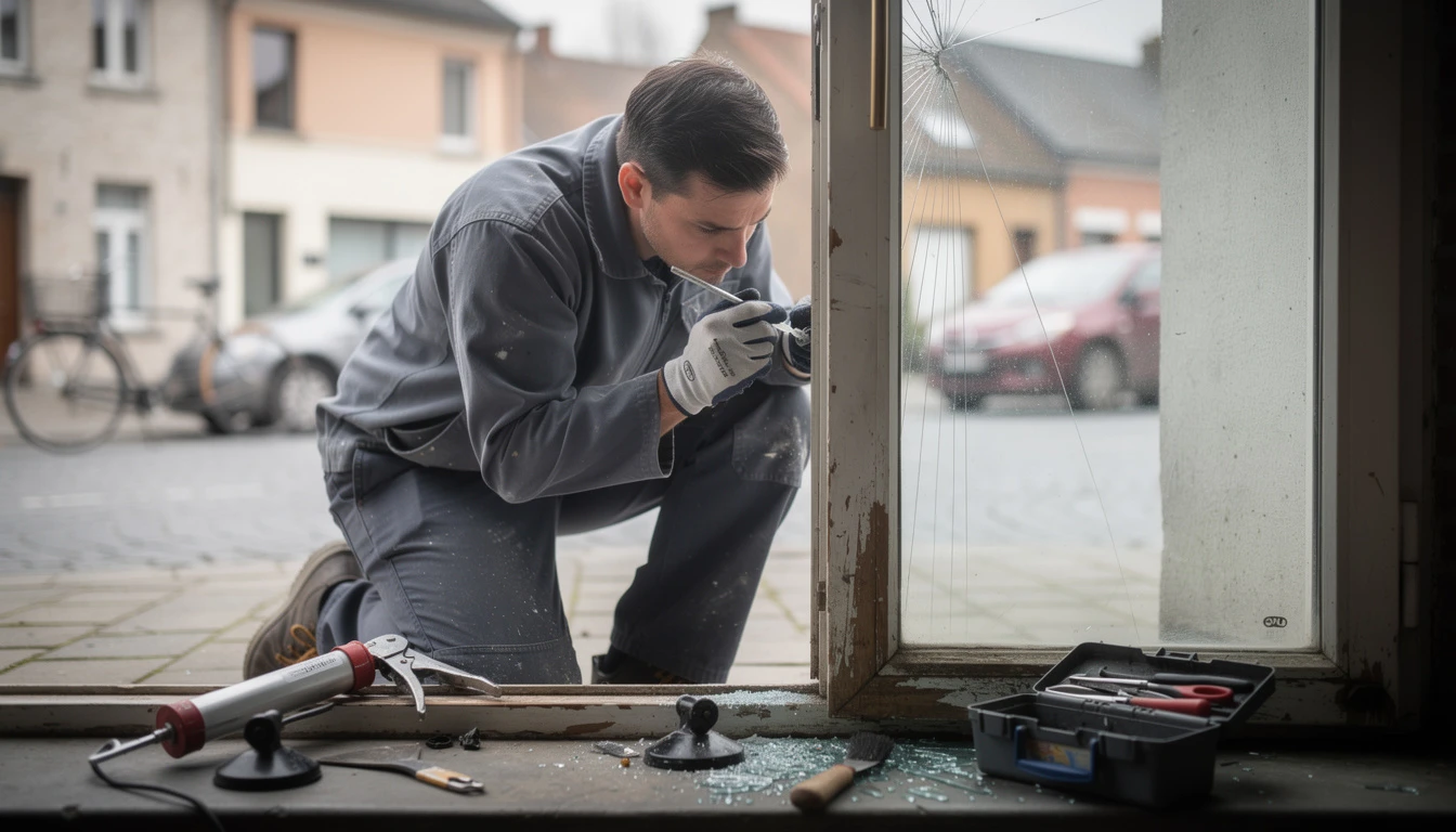 Dépannage vitrier à Temse : solutions pour vos problèmes de vitres