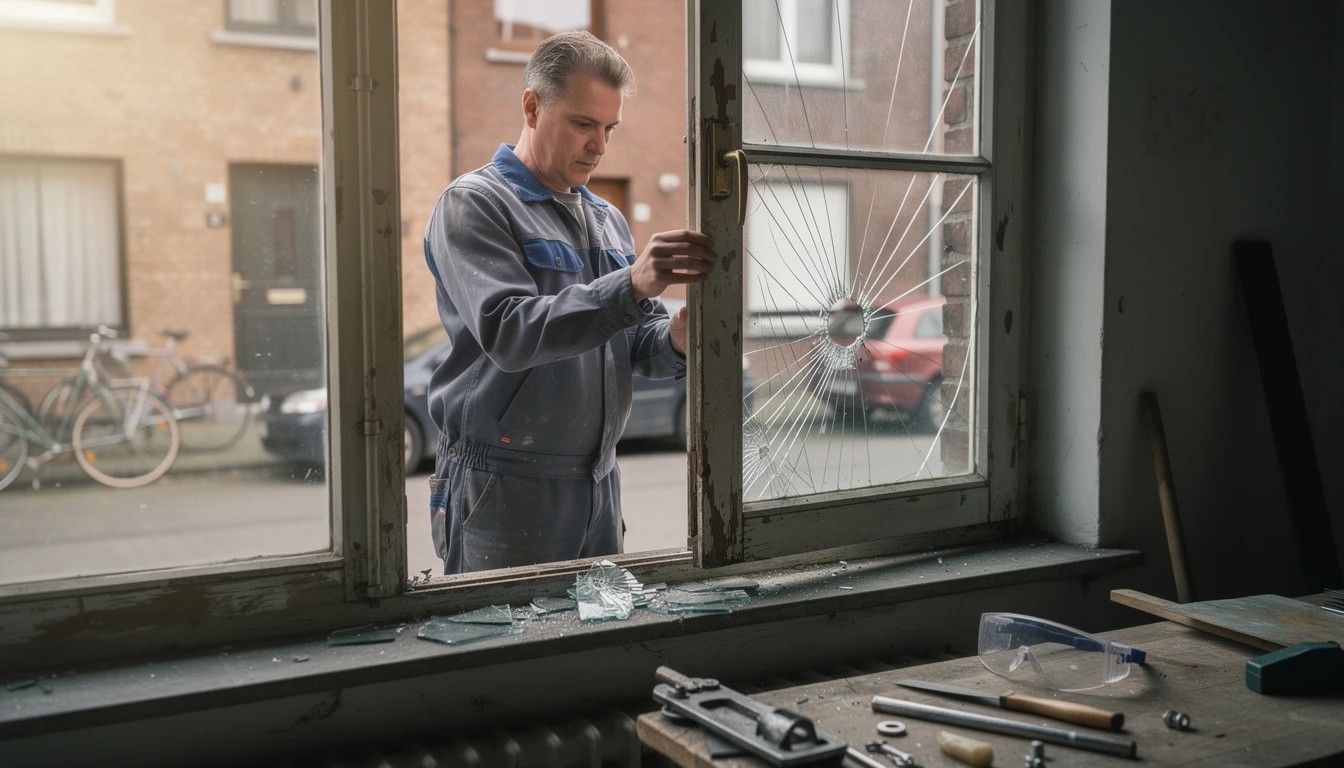 Dépannage vitrier à Vilvoorde : tout savoir pour faire face aux urgences